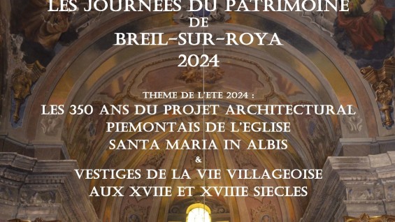 Journées du patrimoine de Breil-sur-Roya 2024